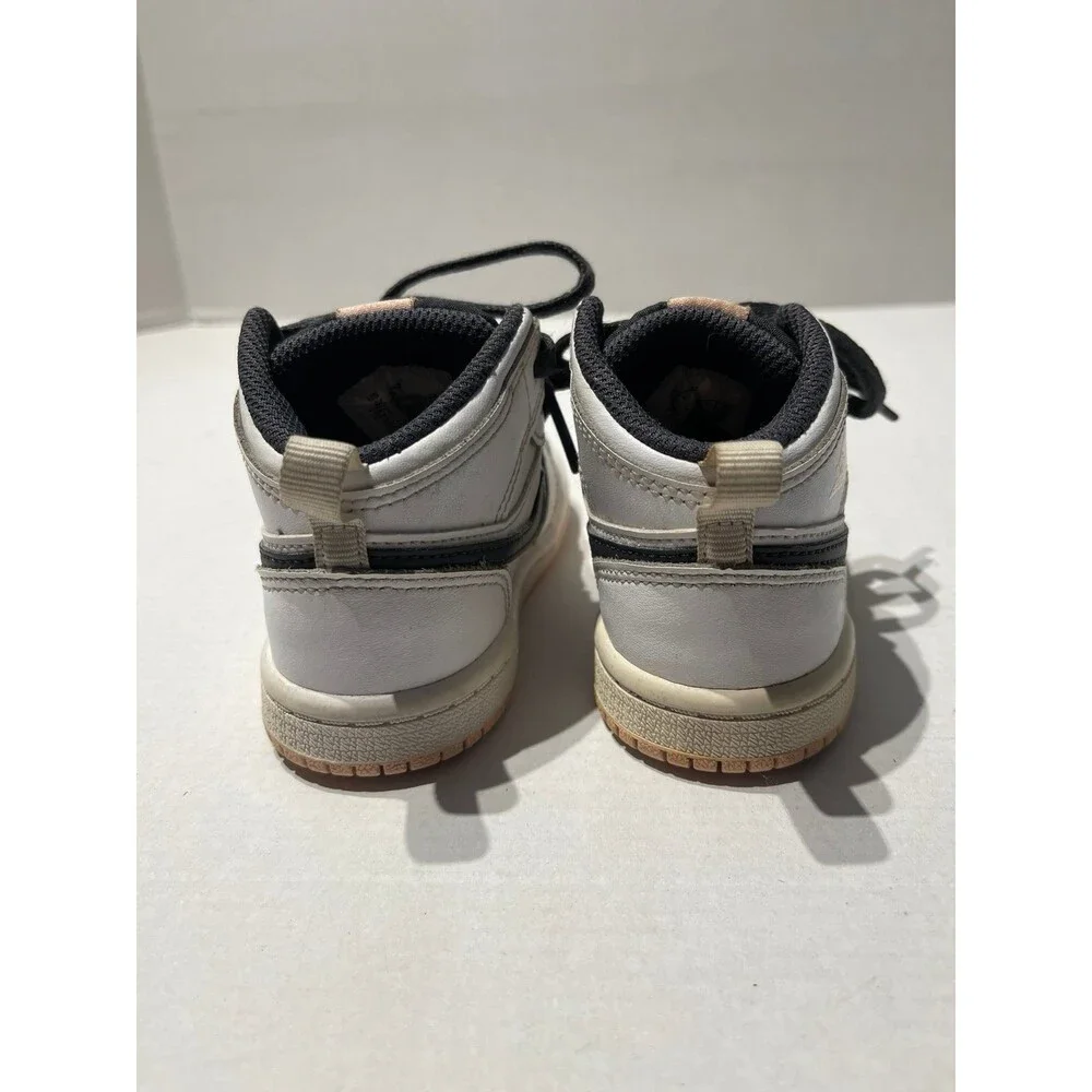 Nike Jordan 1 Mid White Arctic Orange Size 6C